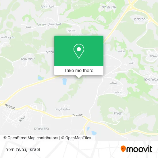 Карта גבעת חציר