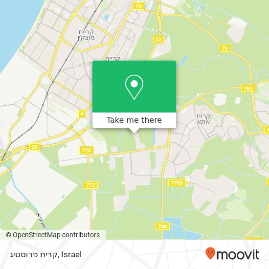 קרית פרוסטיג map