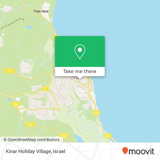 Kinar Holiday Village map