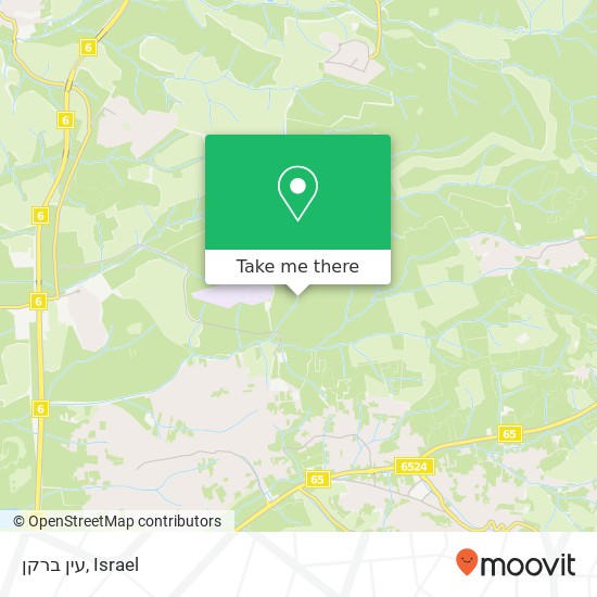 עין ברקן map