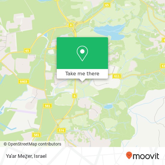 Карта Ya‘ar Meẕer