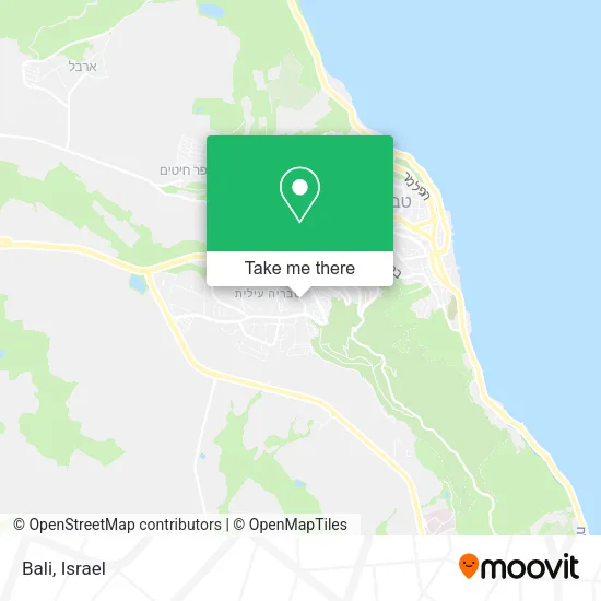 Карта Bali