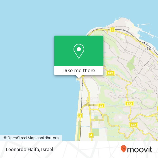 Карта Leonardo Haifa