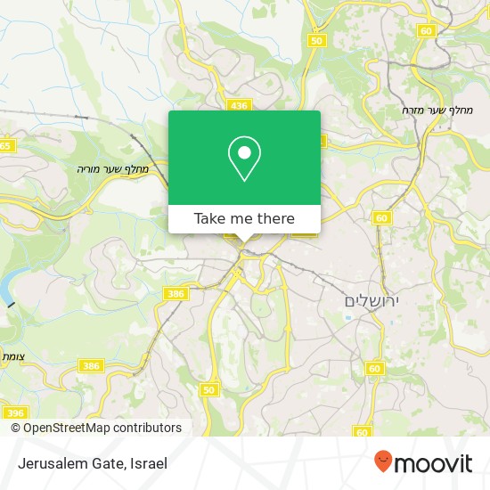 Jerusalem Gate map