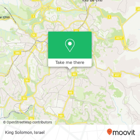 King Solomon map
