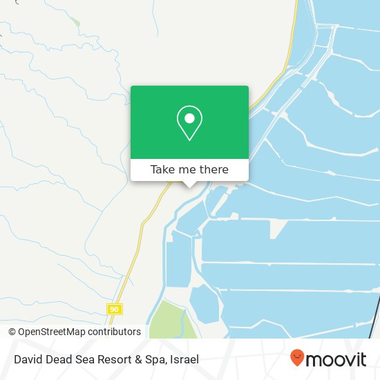 David Dead Sea Resort & Spa map