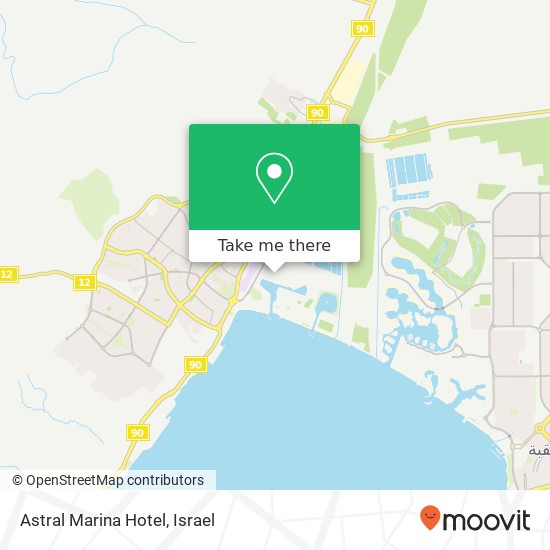 Карта Astral Marina Hotel