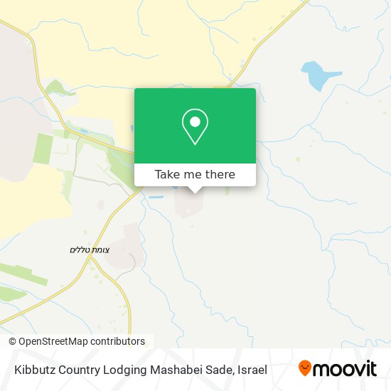Kibbutz Country Lodging Mashabei Sade map