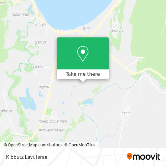 Карта Kibbutz Lavi