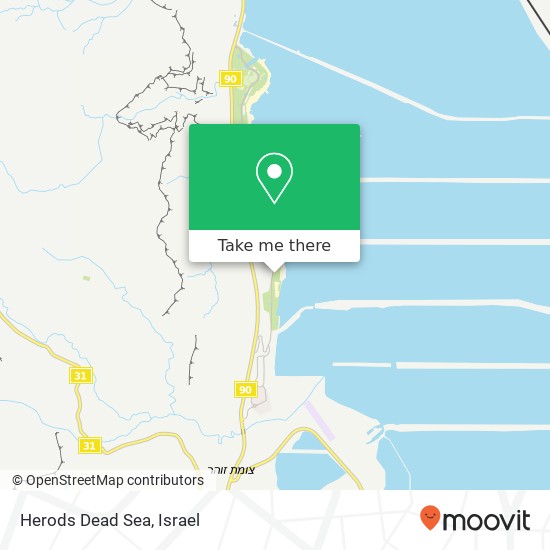 Herods Dead Sea map