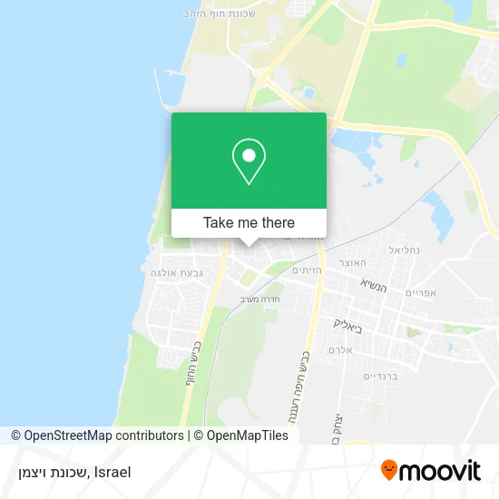 Карта שכונת ויצמן
