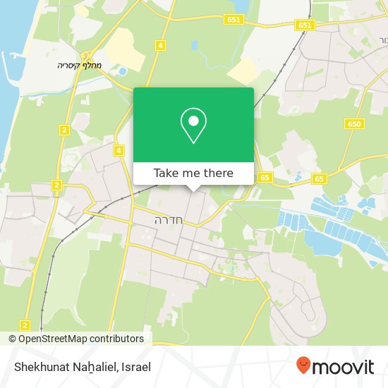 Shekhunat Naẖaliel map