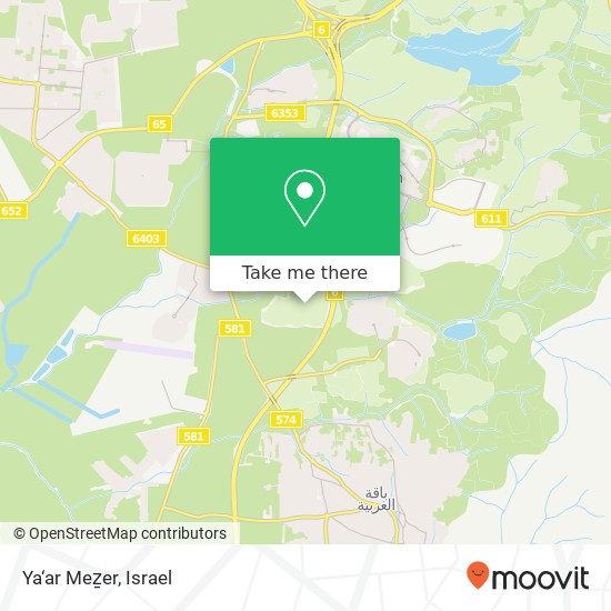 Ya‘ar Meẕer map