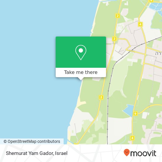 Карта Shemurat Yam Gador