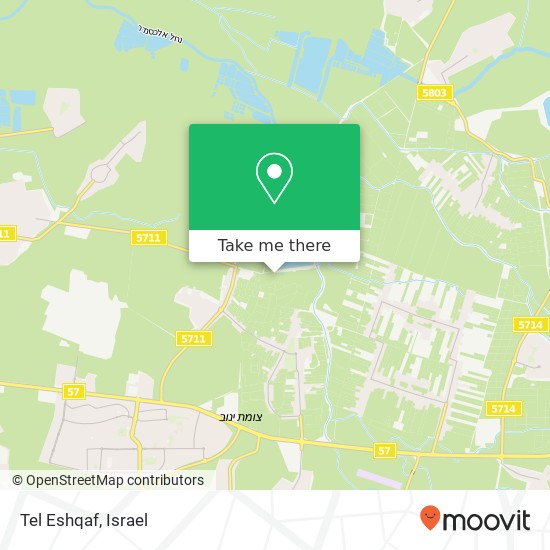 Tel Eshqaf map