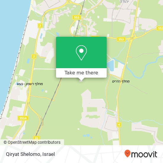 Qiryat Shelomo map
