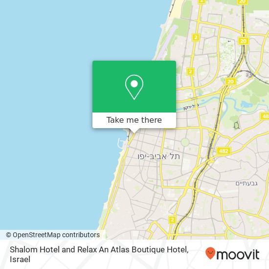 Shalom Hotel and Relax An Atlas Boutique Hotel map