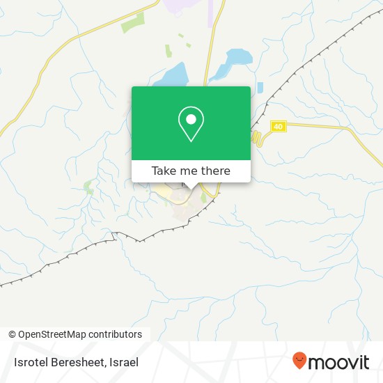 Карта Isrotel Beresheet