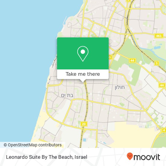 Leonardo Suite By The Beach map