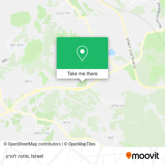 Карта מחנה לטרון