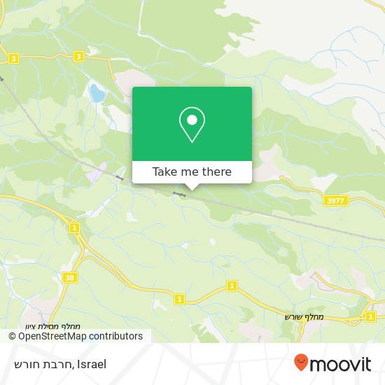 חרבת חורש map