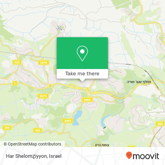 Карта Har Shelomẕiyyon