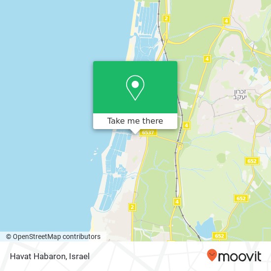 Havat Habaron map