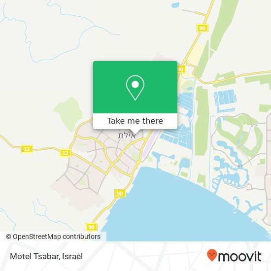 Motel Tsabar map