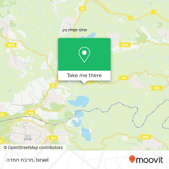 חרבת חמדה map