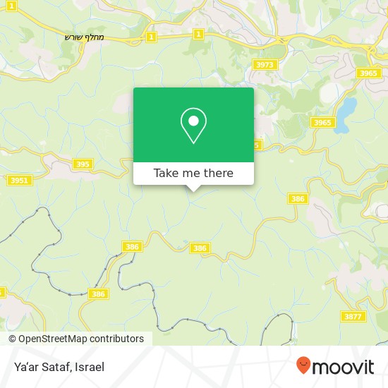 Ya‘ar Sataf map