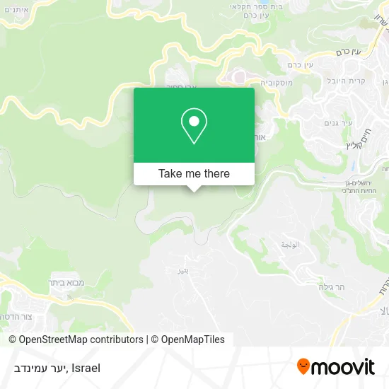 Карта יער עמינדב