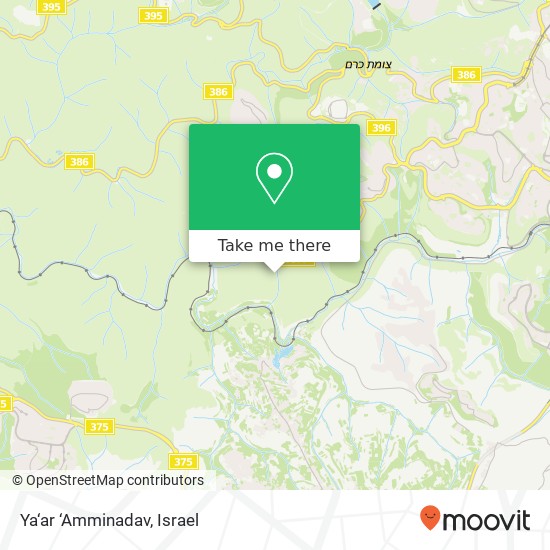 Ya‘ar ‘Amminadav map