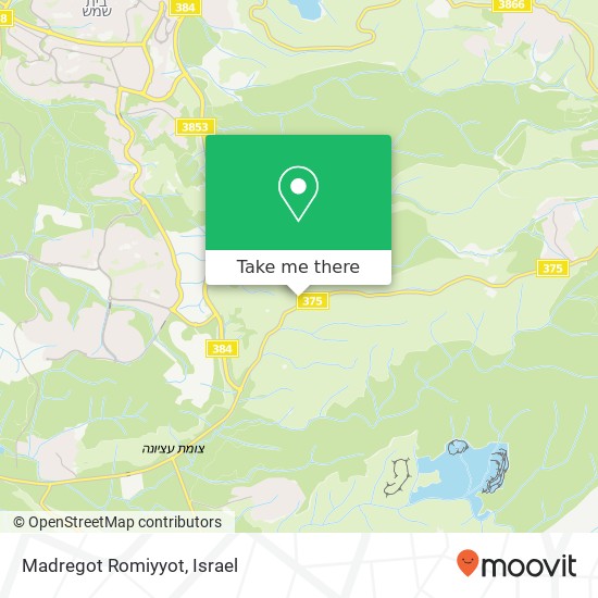 Madregot Romiyyot map