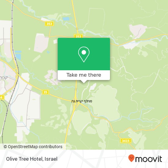 Карта Olive Tree Hotel