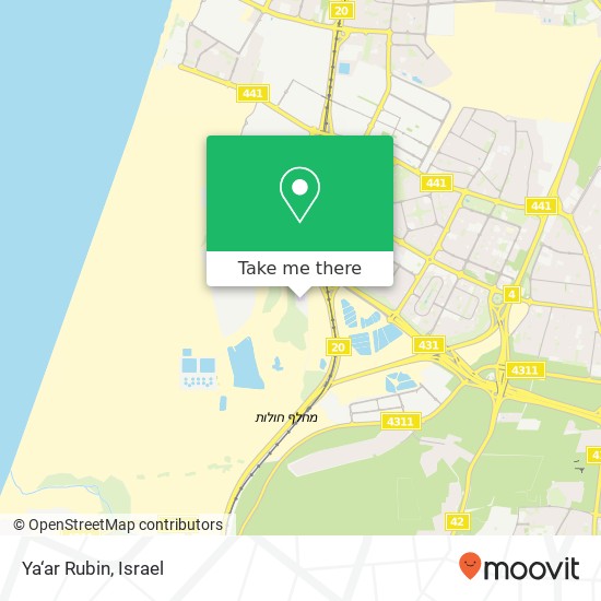 Карта Ya‘ar Rubin