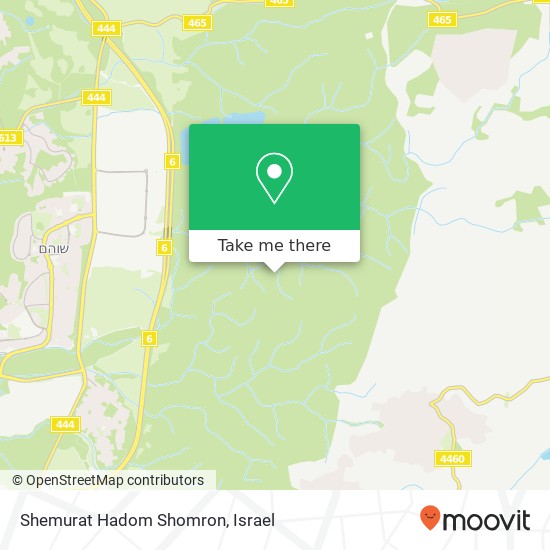 Shemurat Hadom Shomron map