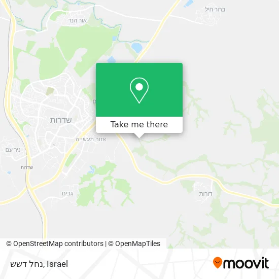Карта נחל דשש