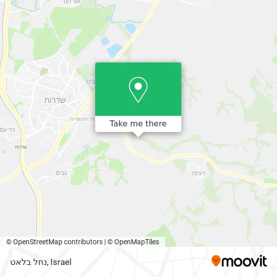 Карта נחל בלאט