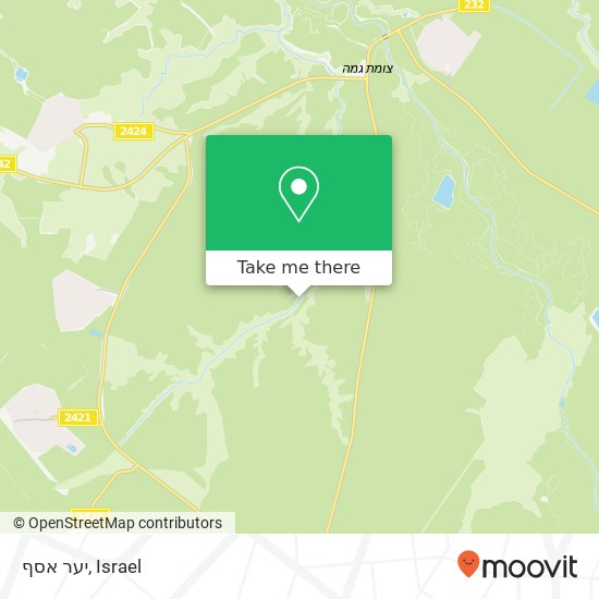 יער אסף map