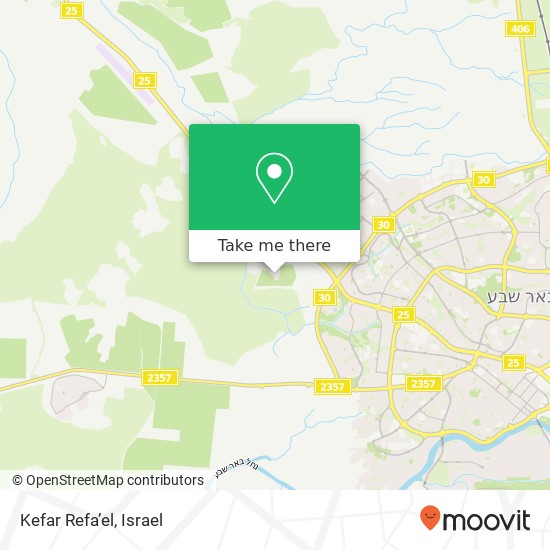 Kefar Refa’el map