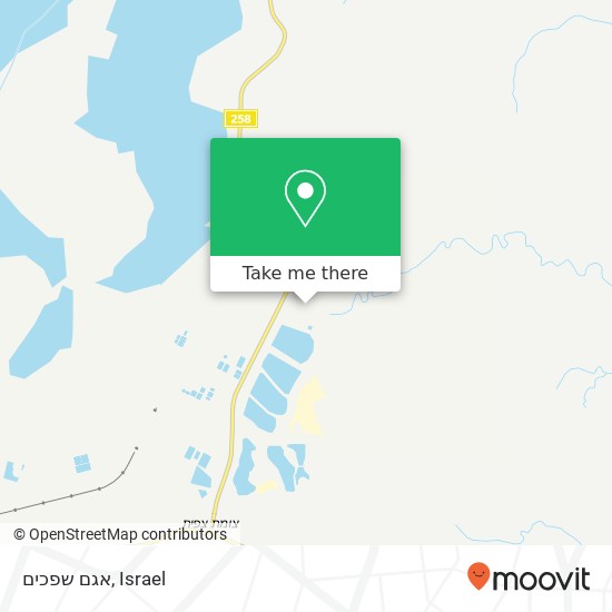 אגם שפכים map