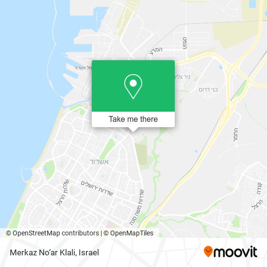 Merkaz No‘ar Klali map