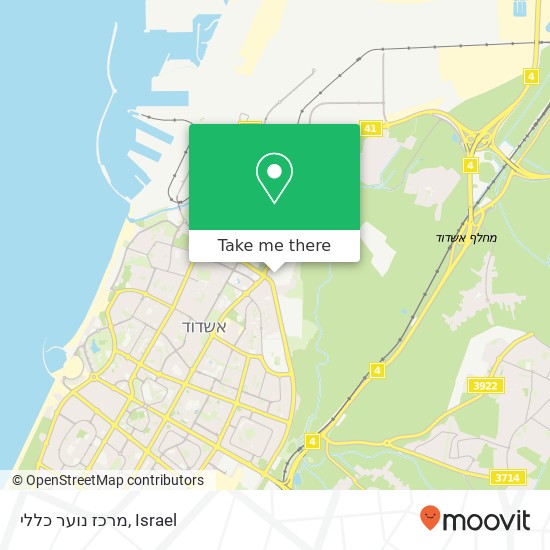 מרכז נוער כללי map