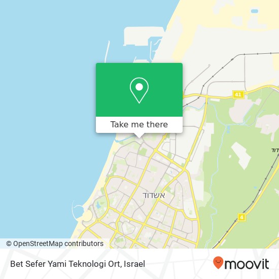 Bet Sefer Yami Teknologi Ort map
