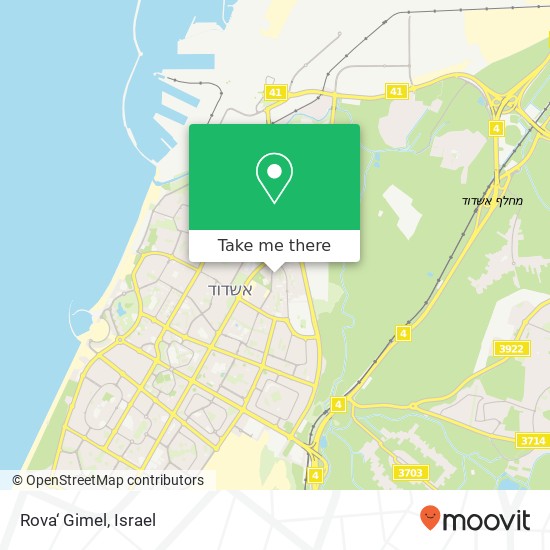 Rova‘ Gimel map