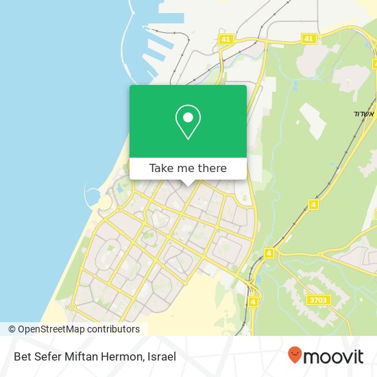 Bet Sefer Miftan Hermon map