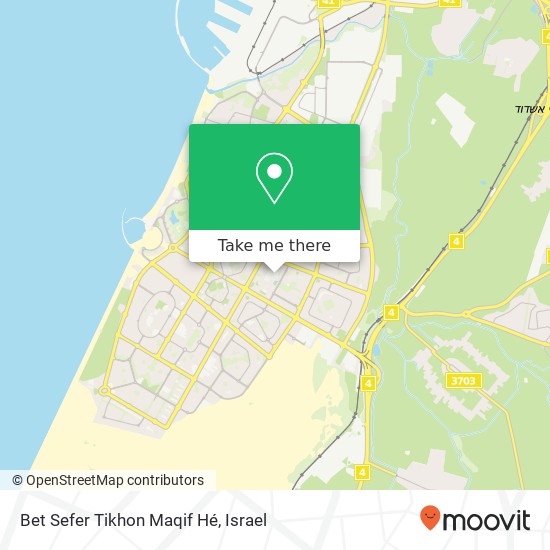 Bet Sefer Tikhon Maqif Hé map