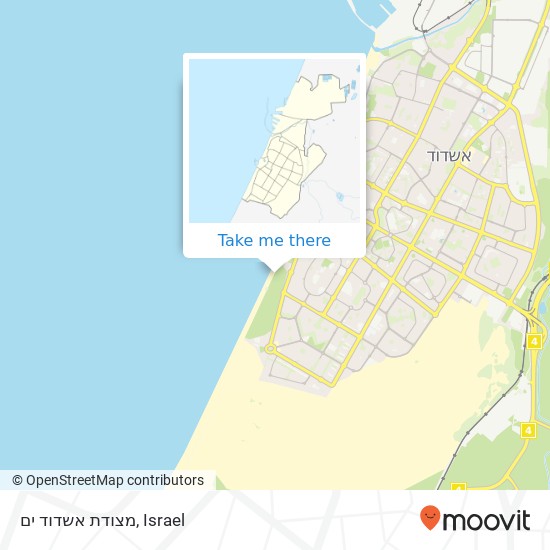 Карта מצודת אשדוד ים