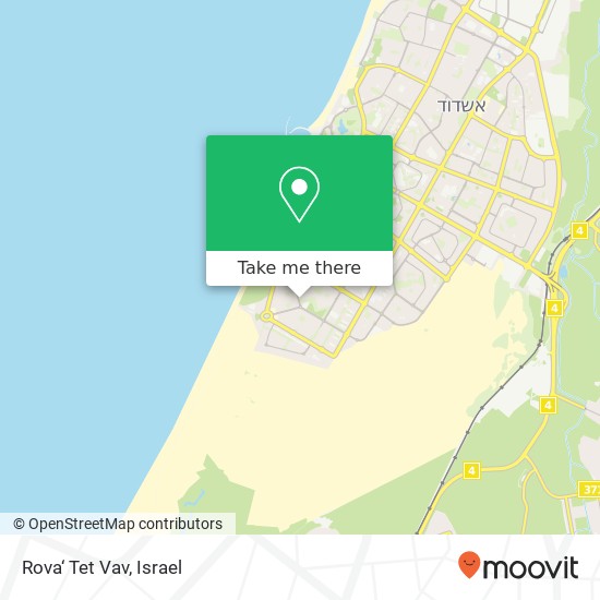 Карта Rova‘ Tet Vav