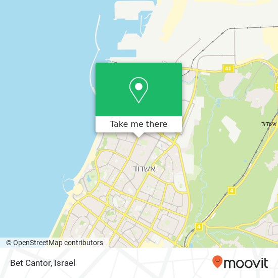 Карта Bet Cantor